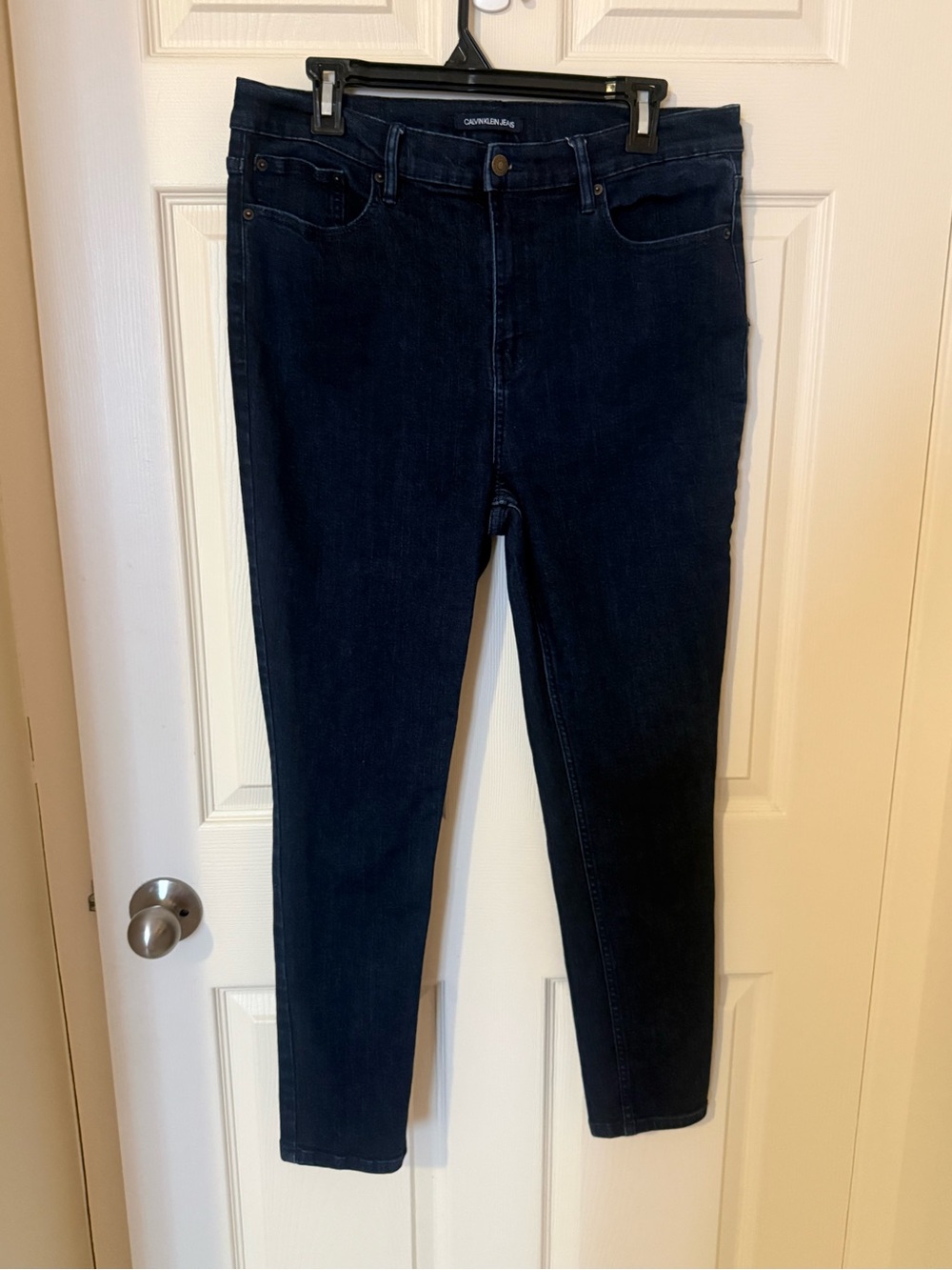 Calvin Klein Jeans Women's Dark Indigo Highrise Skinny Jeans